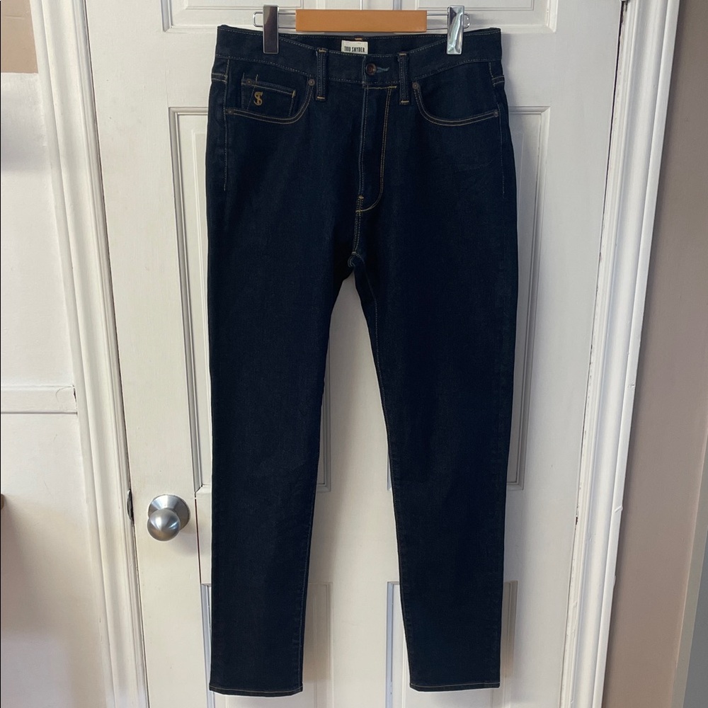 Todd Snyder skinny fit dark wash jeans men’s size 31